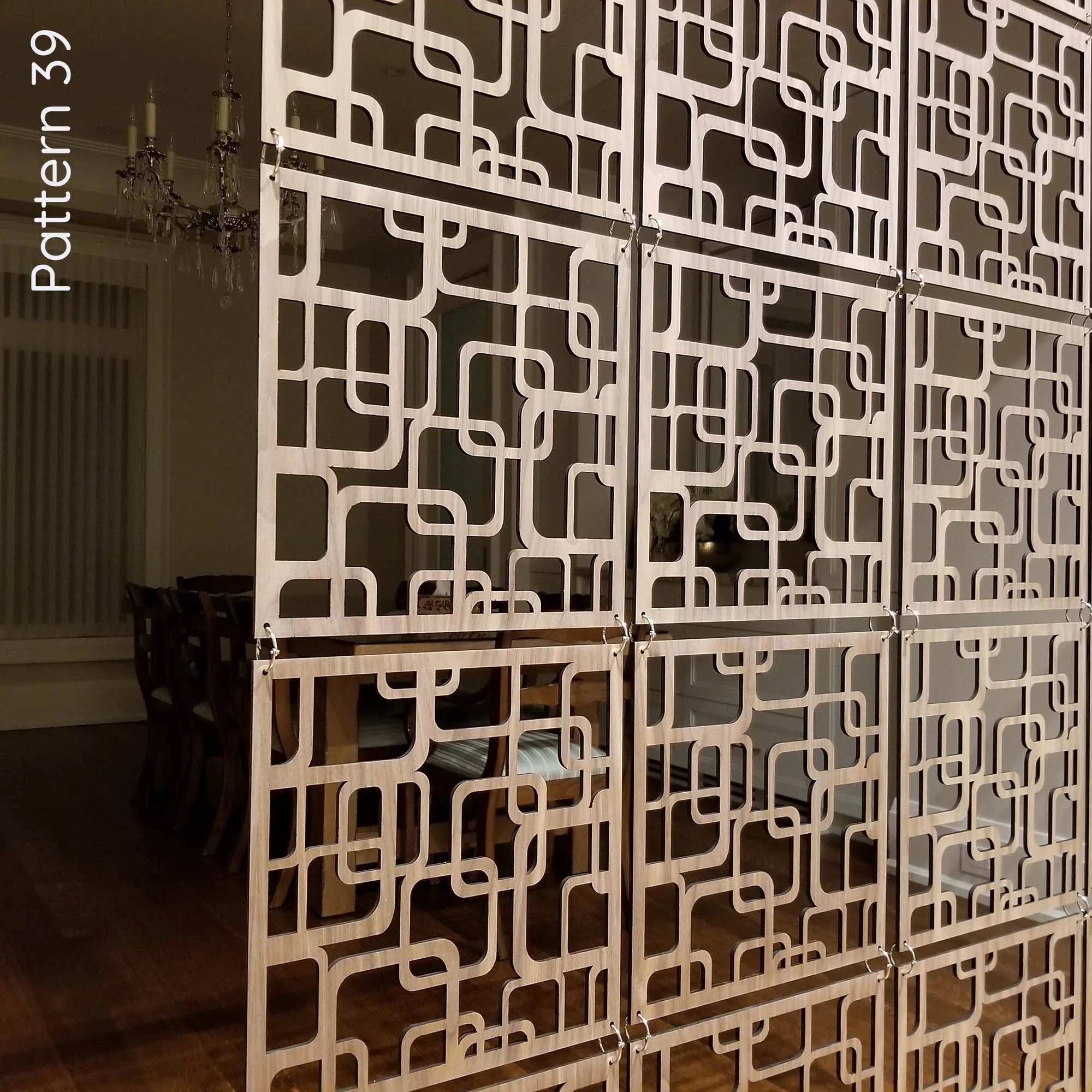 Hanging Tiles Room Separators